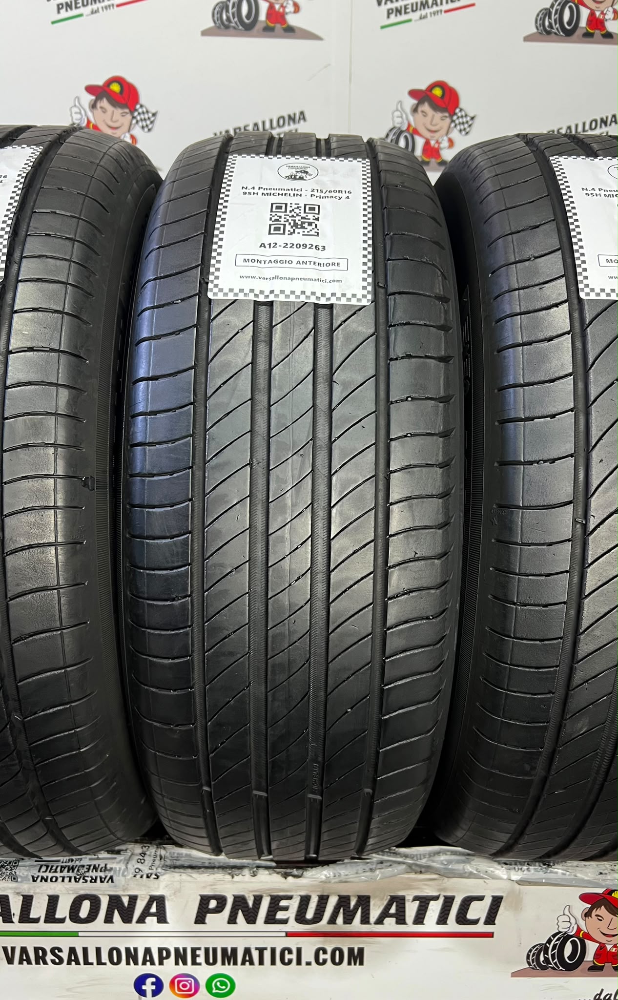 N.4 Pneumatici - 215/60R16 95H MICHELIN - Primacy 4 - immagine 2