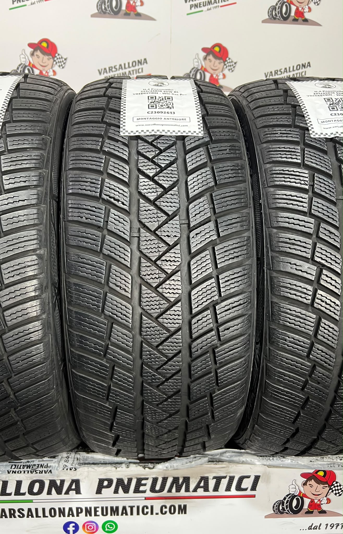 N.4 Pneumatici - 225/45R18 95W XL VREDESTEIN - Wintrac Pro - immagine 2