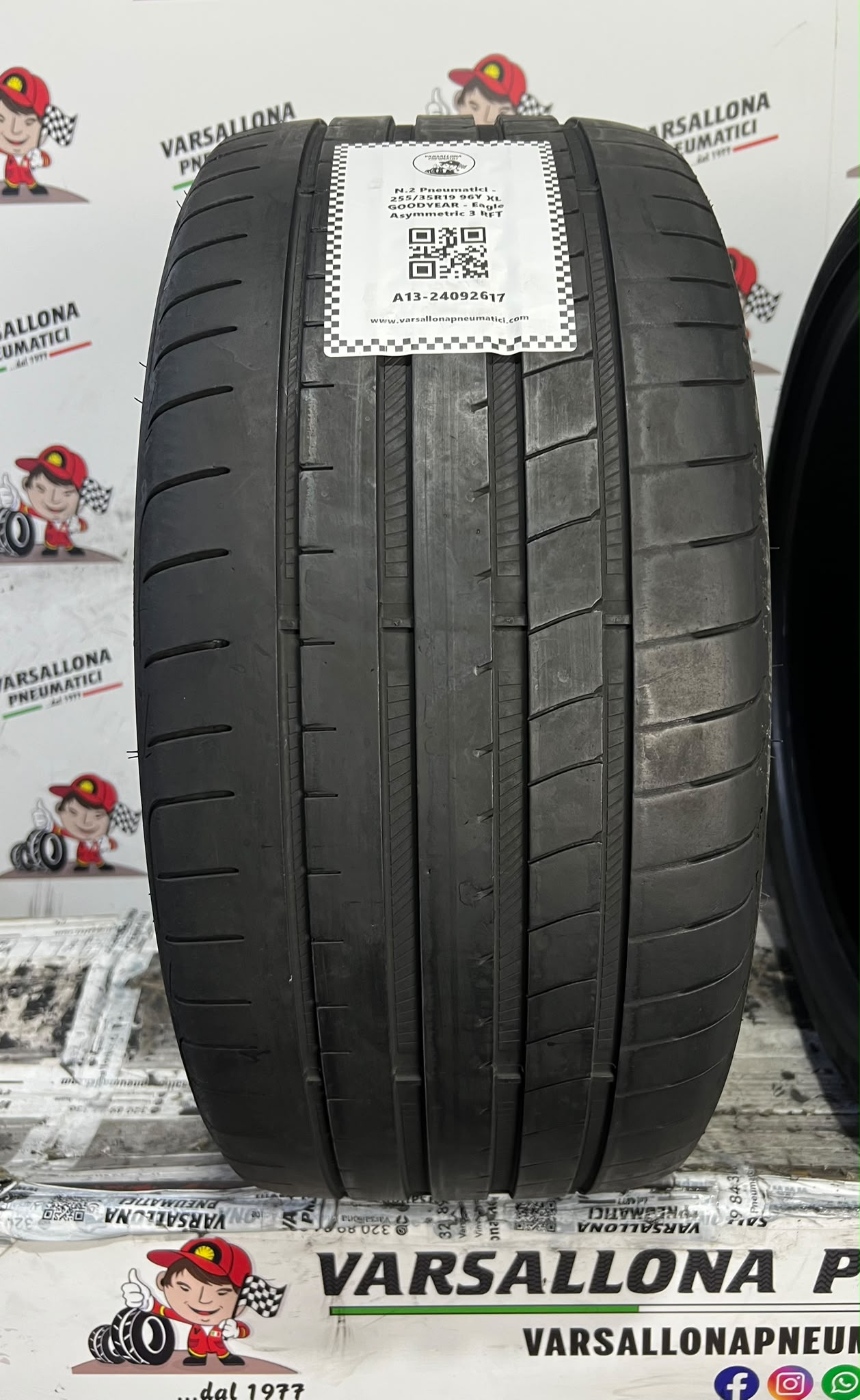 N.2 Pneumatici - 255/35R19 96Y XL GOODYEAR - Eagle Asymmetric 3 RFT - immagine 2