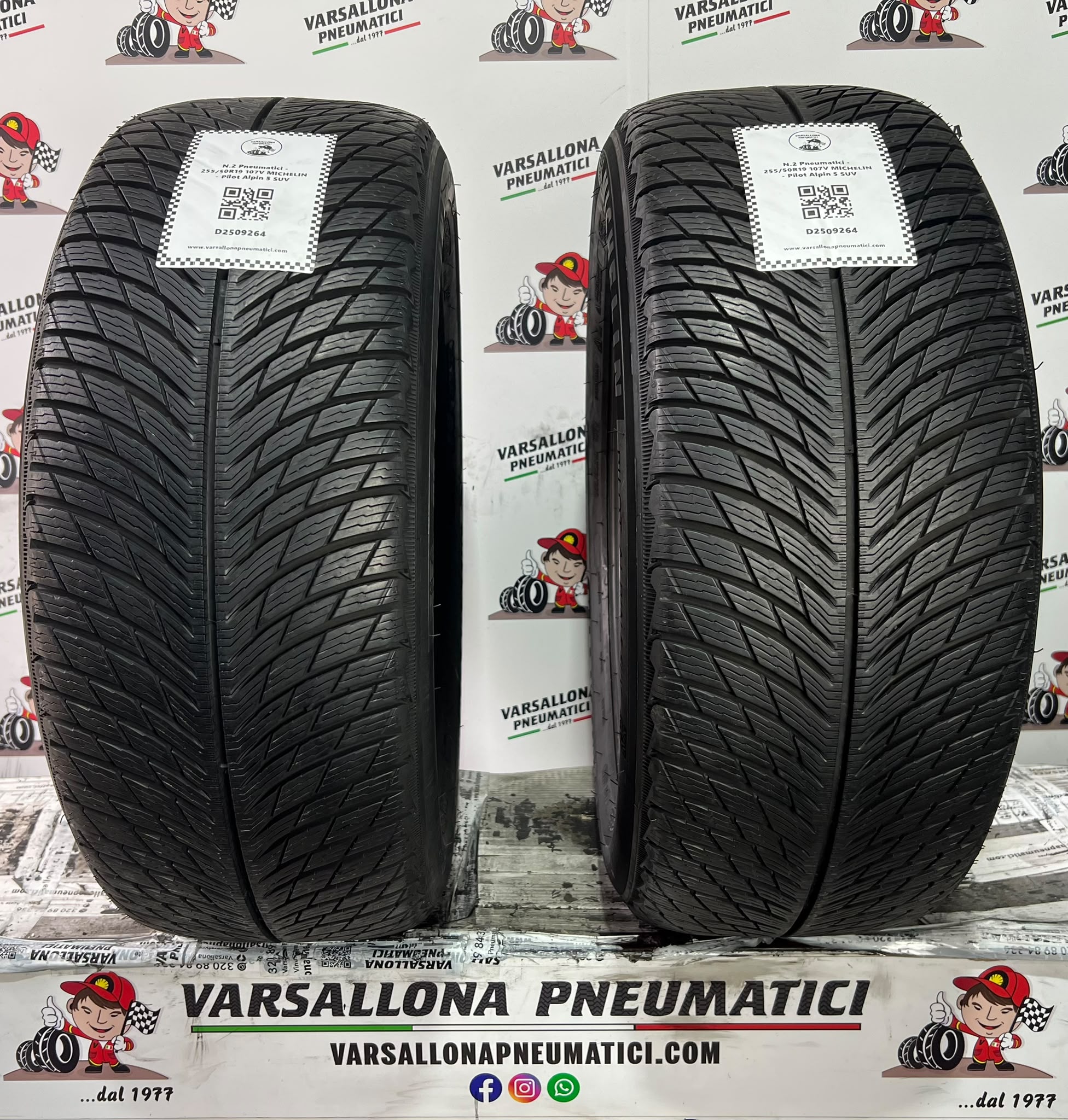 N.2 Pneumatici - 255/50R19 107V XL MICHELIN - Pilot Alpin 5 SUV