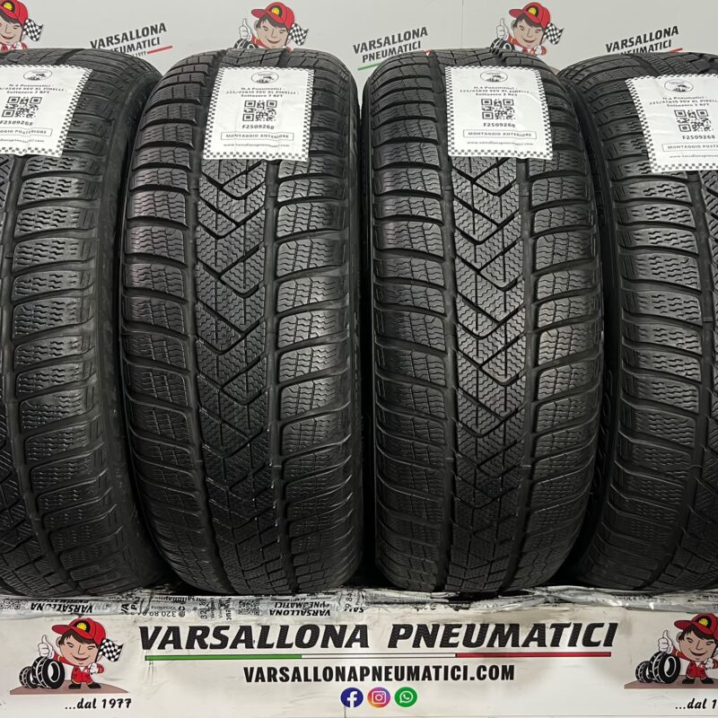 N.4 Pneumatici - 225/45R19 96V XL PIRELLI - Sottozero 3 Winter RFT
