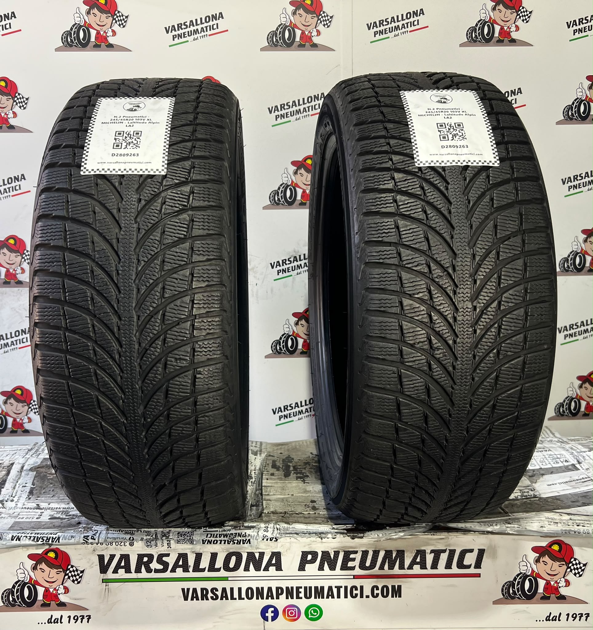 N.2 Pneumatici - 245/45R20 103V XL MICHELIN - Laltitude Alpin LA2