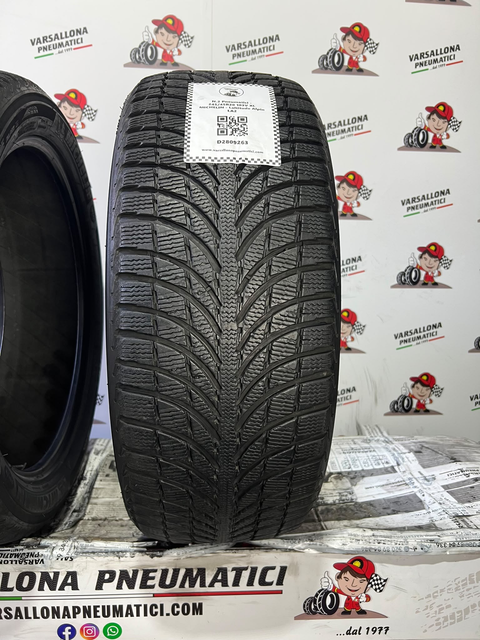 N.2 Pneumatici - 245/45R20 103V XL MICHELIN - Laltitude Alpin LA2 - immagine 2