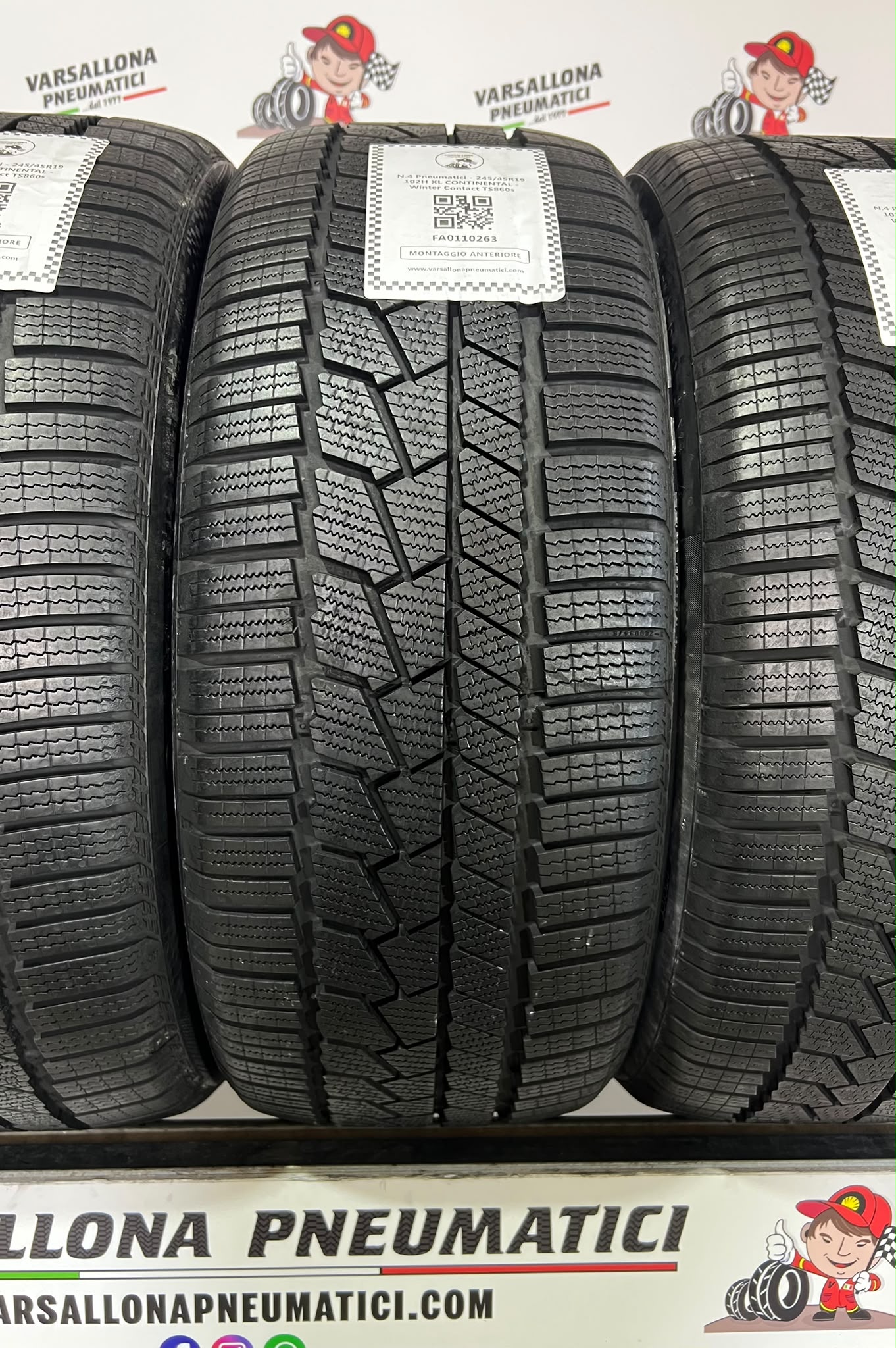 N.4 Pneumatici - 245/45R19 102H XL CONTINENTAL - Winter Contact TS860s - immagine 2