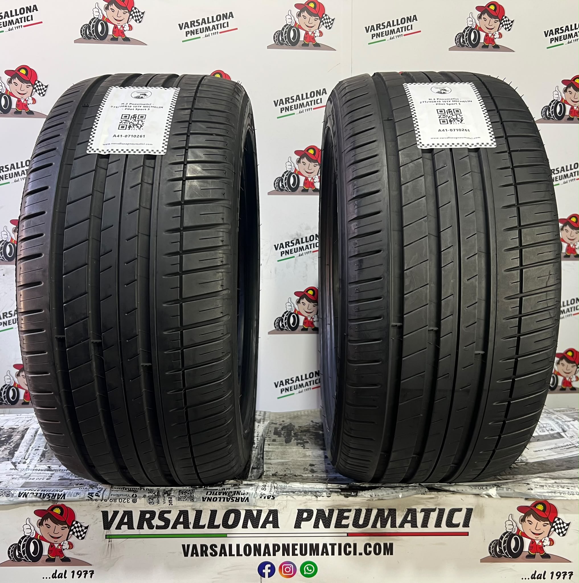 N.2 Pneumatici - 275/40R19 101Y XL MICHELIN - Pilot Sport 3