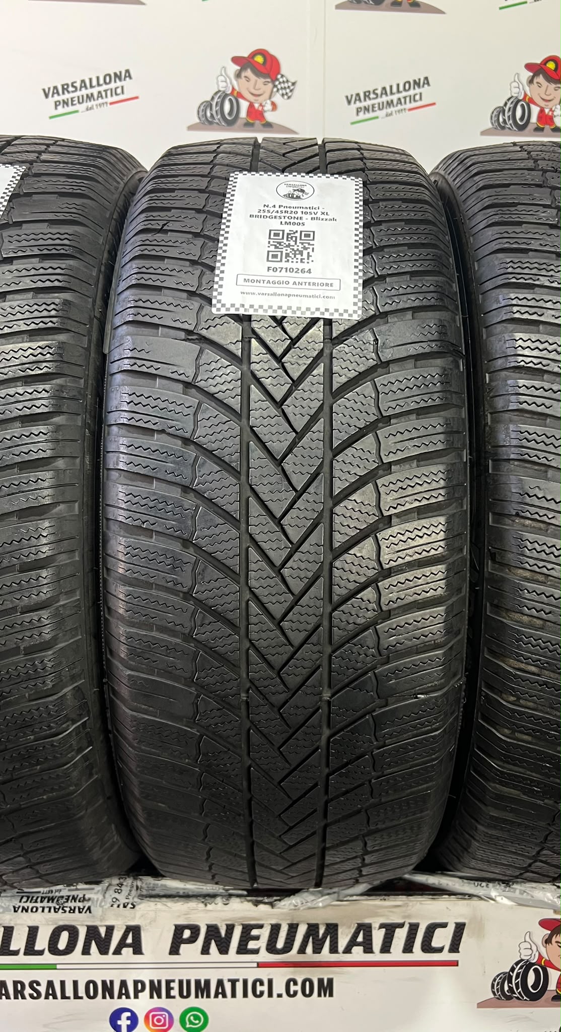 N.4 Pneumatici - 255/45R20 105V XL BRIDGESTONE - Blizzak LM005 - immagine 2