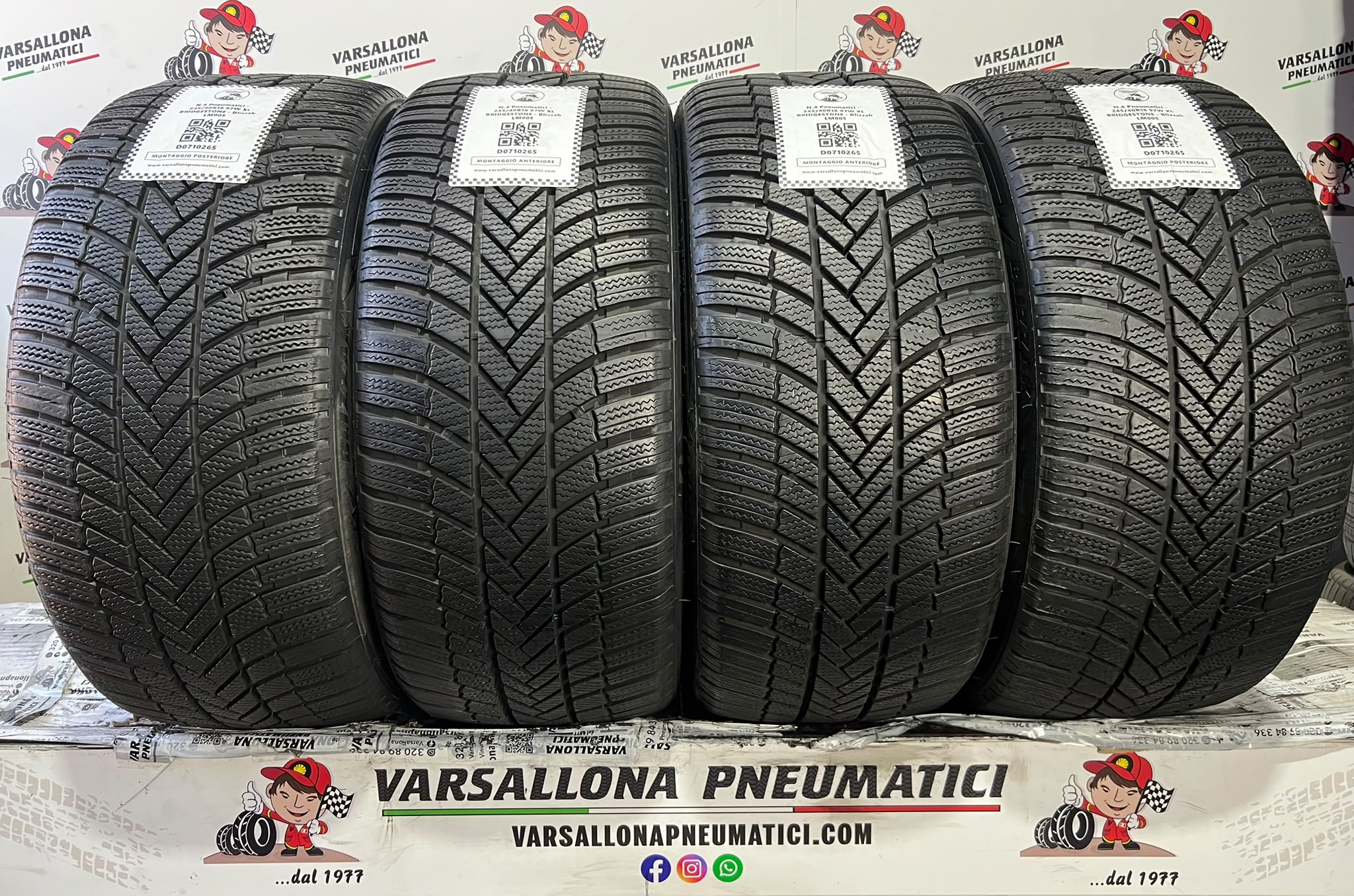 N.4 Pneumatici - 245/40R18 97W XL BRIDGESTONE - Blizzak LM005