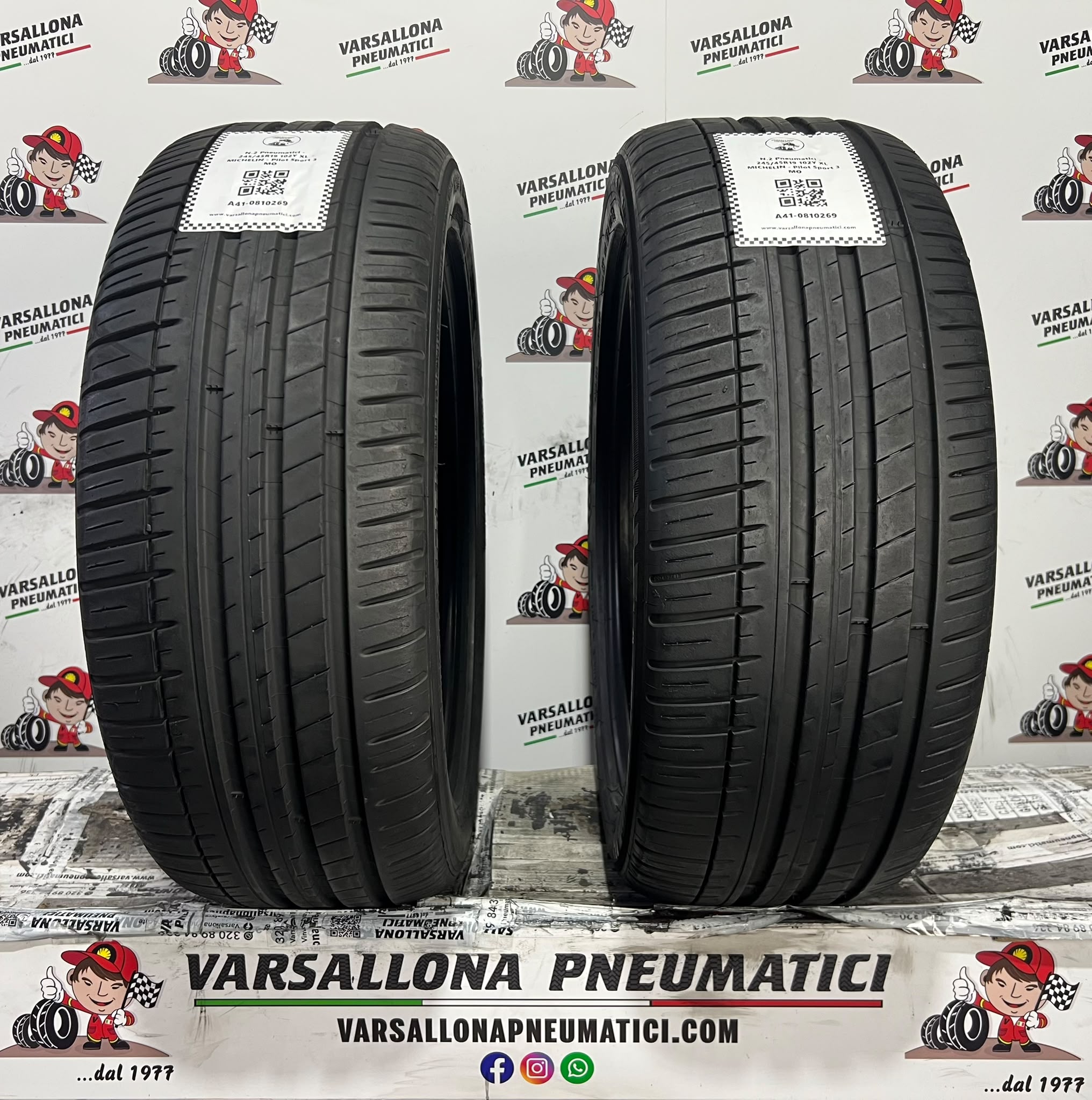 N.2 Pneumatici - 245/45R19 102Y XL MICHELIN - Pilot Sport 3 MO
