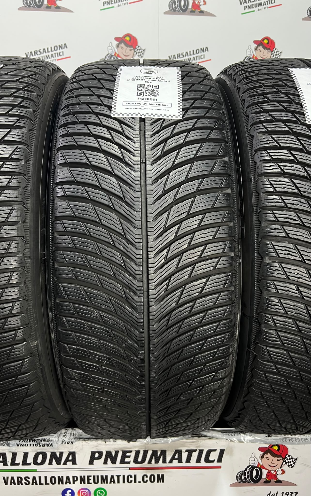 N.4 Pneumatici - 265/50R20 111V XL MICHELIN - Pilot Alpin 5 SUV - immagine 2