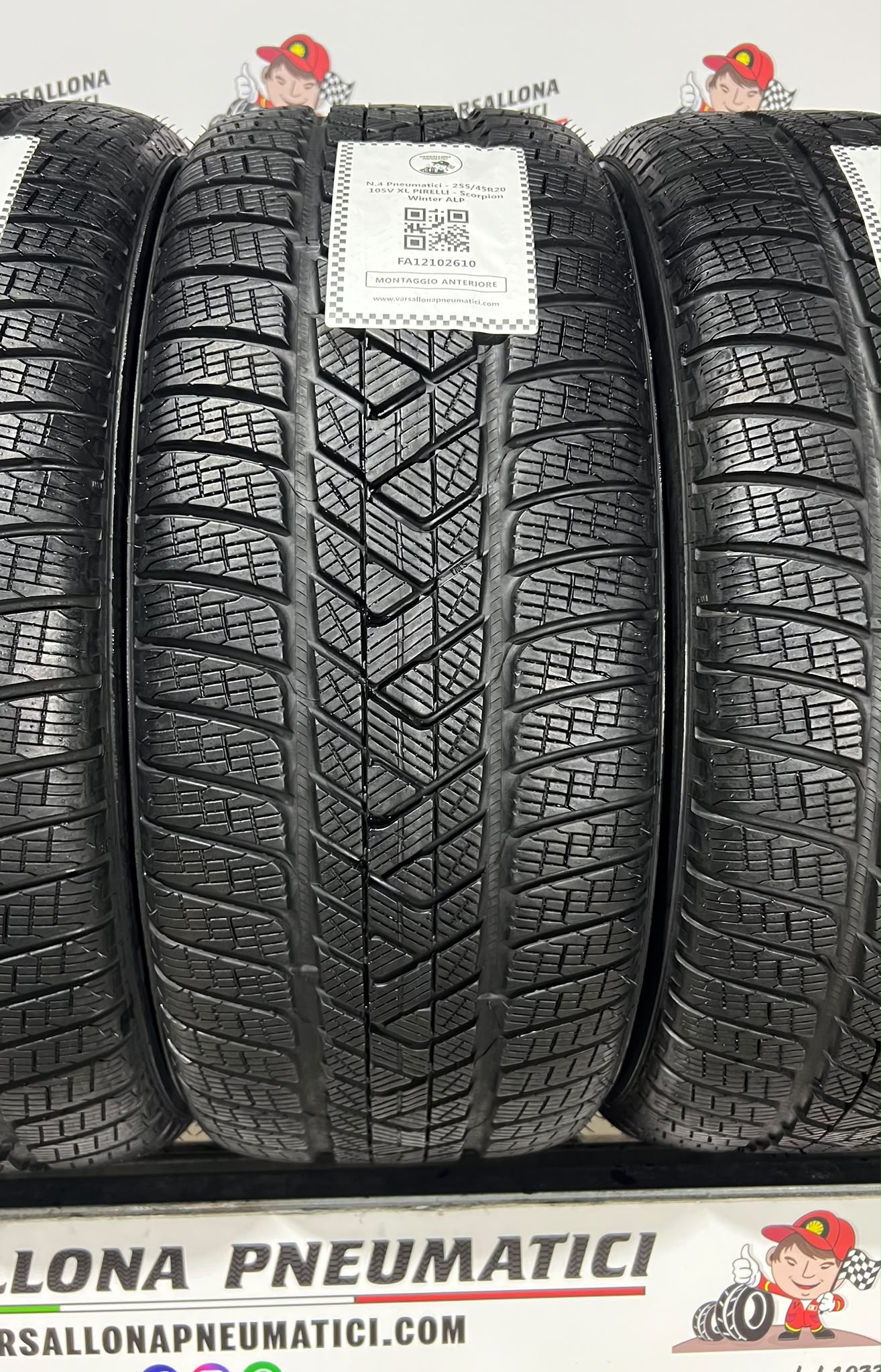 N.4 Pneumatici - 255/45R20 105V XL PIRELLI - Scorpion Winter ALP - immagine 2