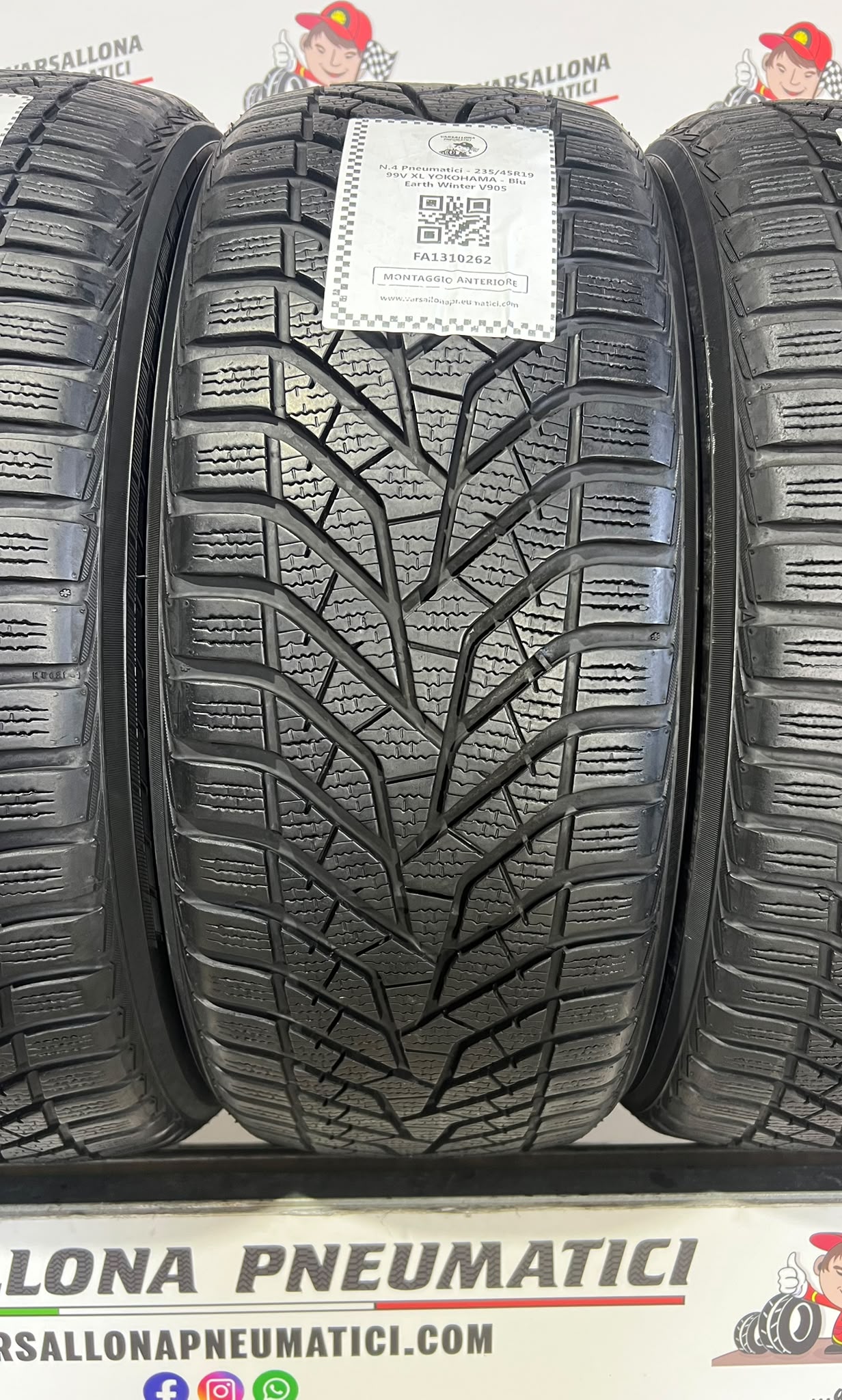 N.4 Pneumatici - 235/45R19 99V XL YOKOHAMA - BluEarth Winter V905 - immagine 2